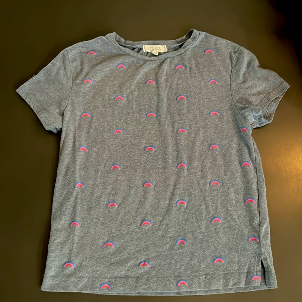 Luxury rainbow girls T-shirt small
